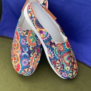 ☮️☮️Colorful Patterned Women's Slip-On Shoes